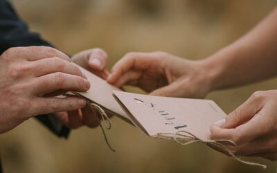 How to write personal and meaningful vows to the love of your life.