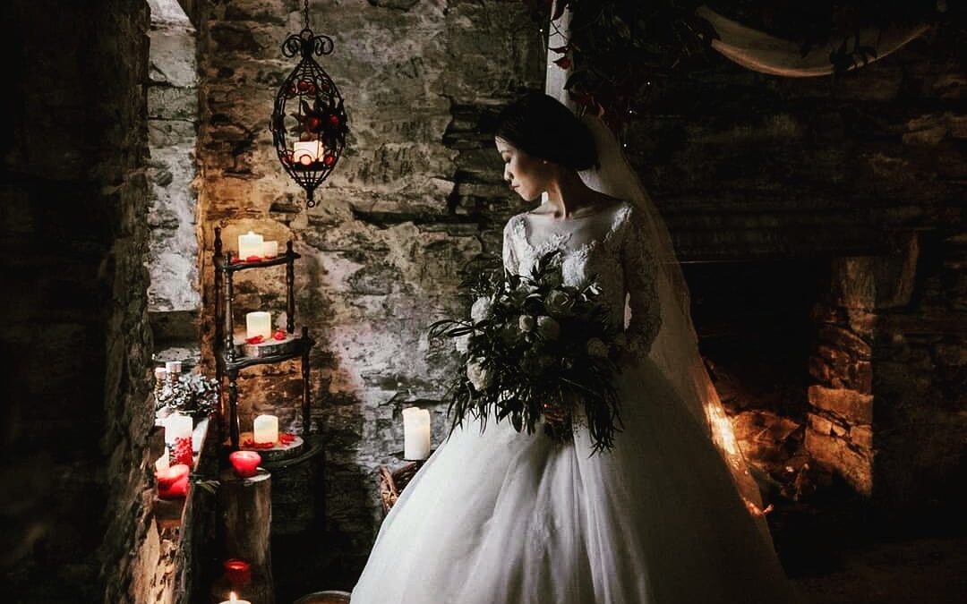 Good Lighting helps set the mood of your Winter Wedding.