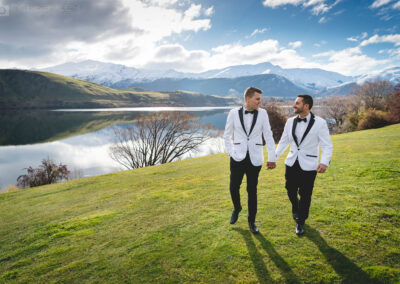 Hayden and Karl's same sex wedding in Queenstown, New Zealand