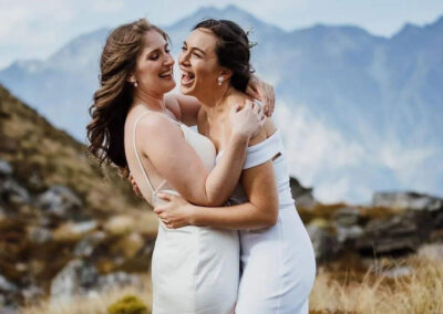 same sex wedding in Queenstown, New Zealand