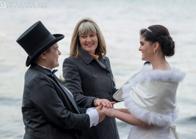 Jade and Lucy's same sex wedding in Queenstown, New Zealand